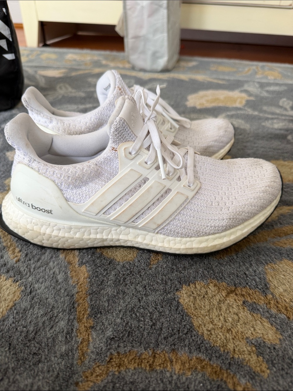 adidas White Ultra Boost Women’s Running Sneakers